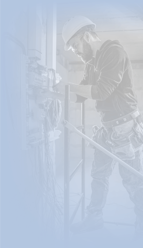 Male Electrician Works Switchboard With Electrical Connecting Cable 1 Min